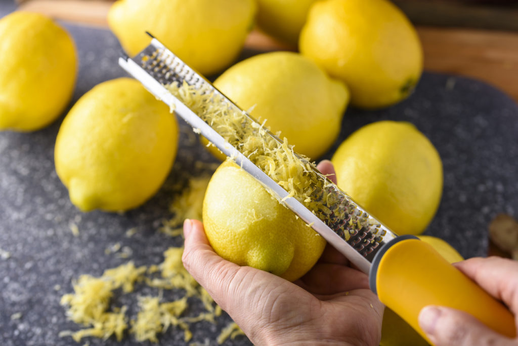 Zitronenschalen sind gesund