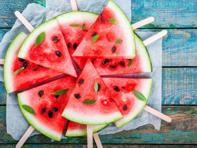 Wassermelone ist erfrischend und gesund
