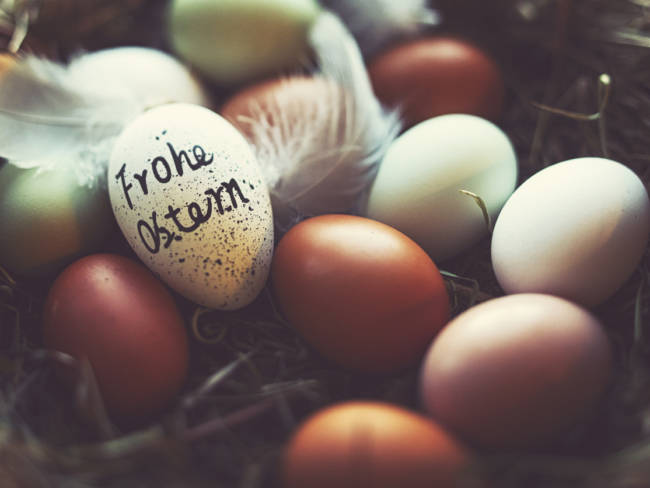 Nie werden mehr Eier gekauft, verarbeitet und verzehrt als rund um die Osterfeiertage.