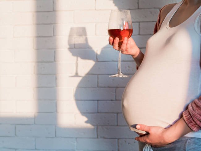 Alkohol während der Schwangerschaft ist nicht gesund
